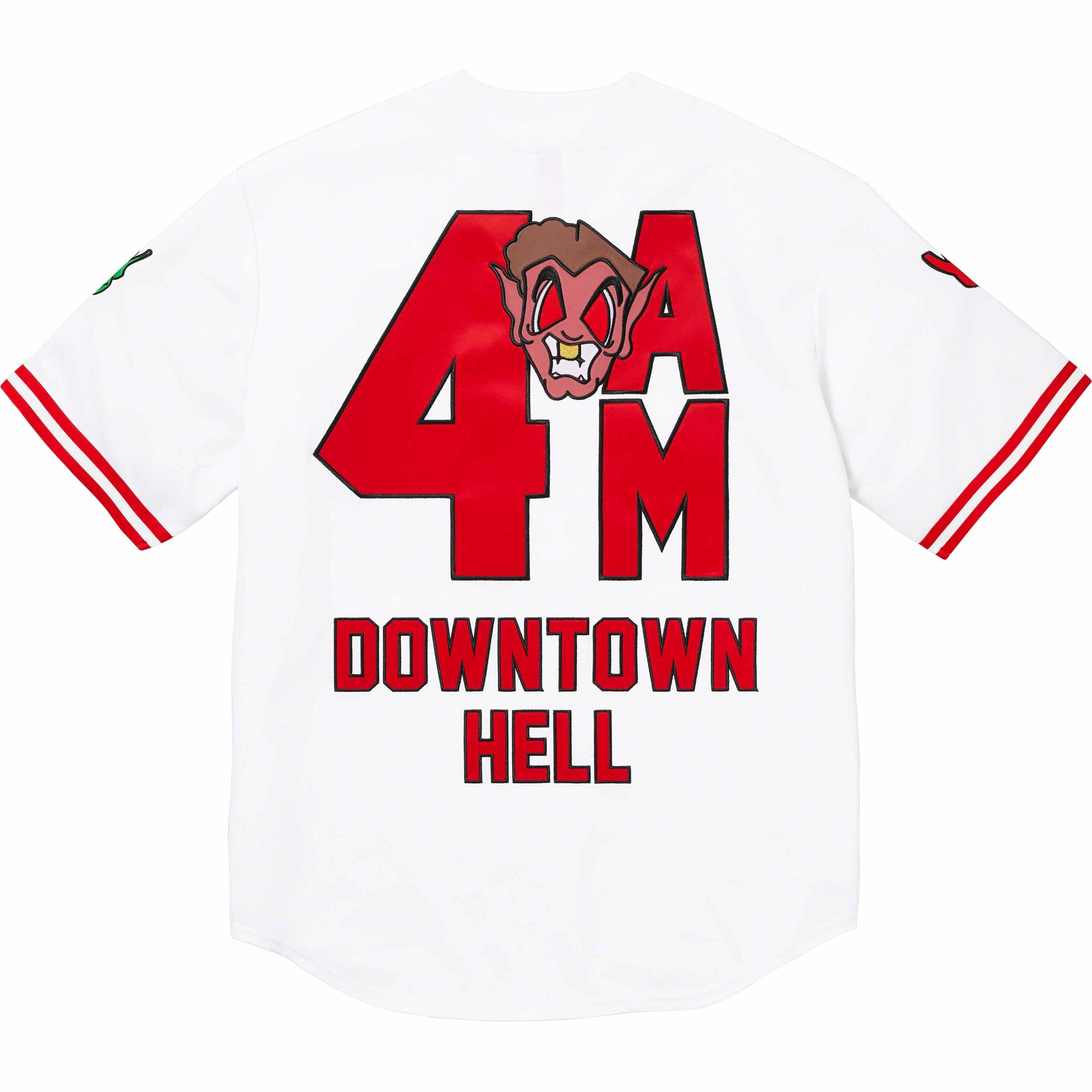 Supreme®/Mitchell & Ness® Downtown Hell Baseball Jersey view 4